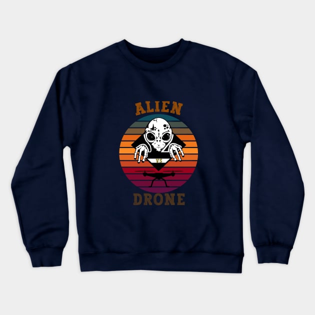 Alien Drone Crewneck Sweatshirt by Greenmillion